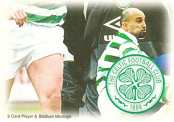 Montage (puzzle 3) Celtic Glasgow 1999 Futera Fans' Selection #75